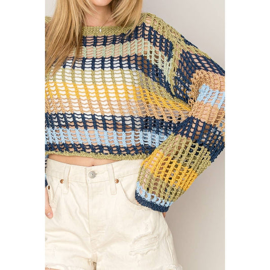Colorful Knit Top