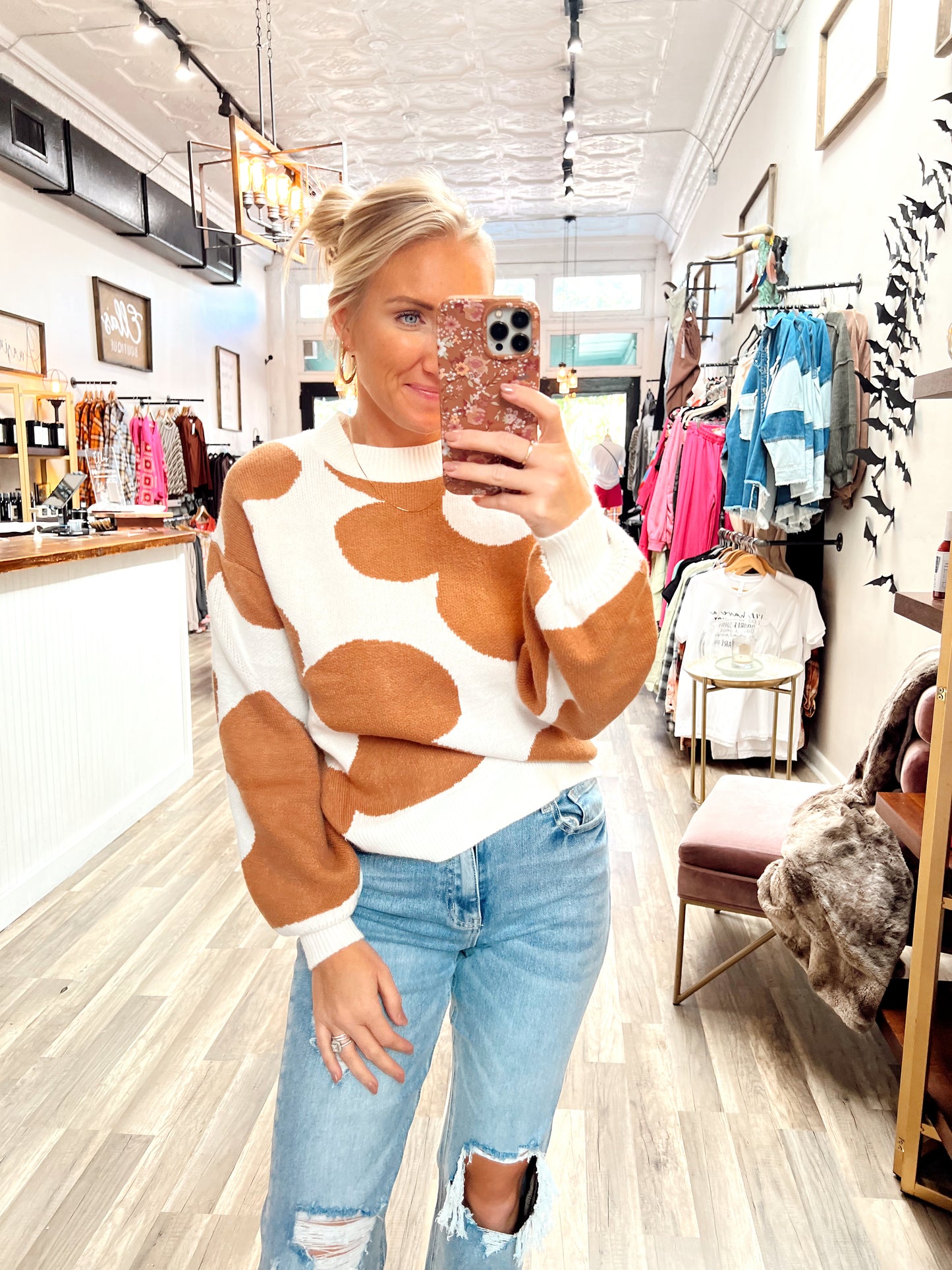 Fall Florals Sweater