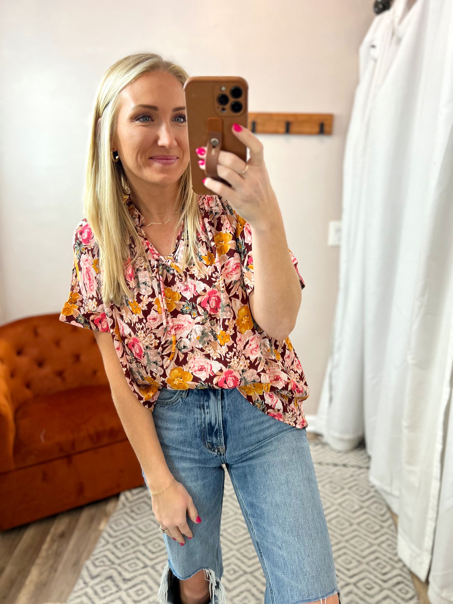 Classy & Floral Top