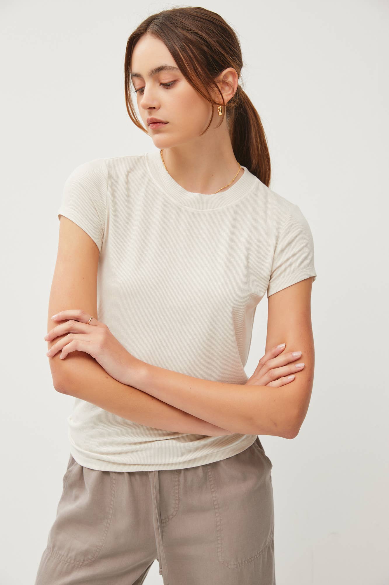 Classic Ribbed Tee