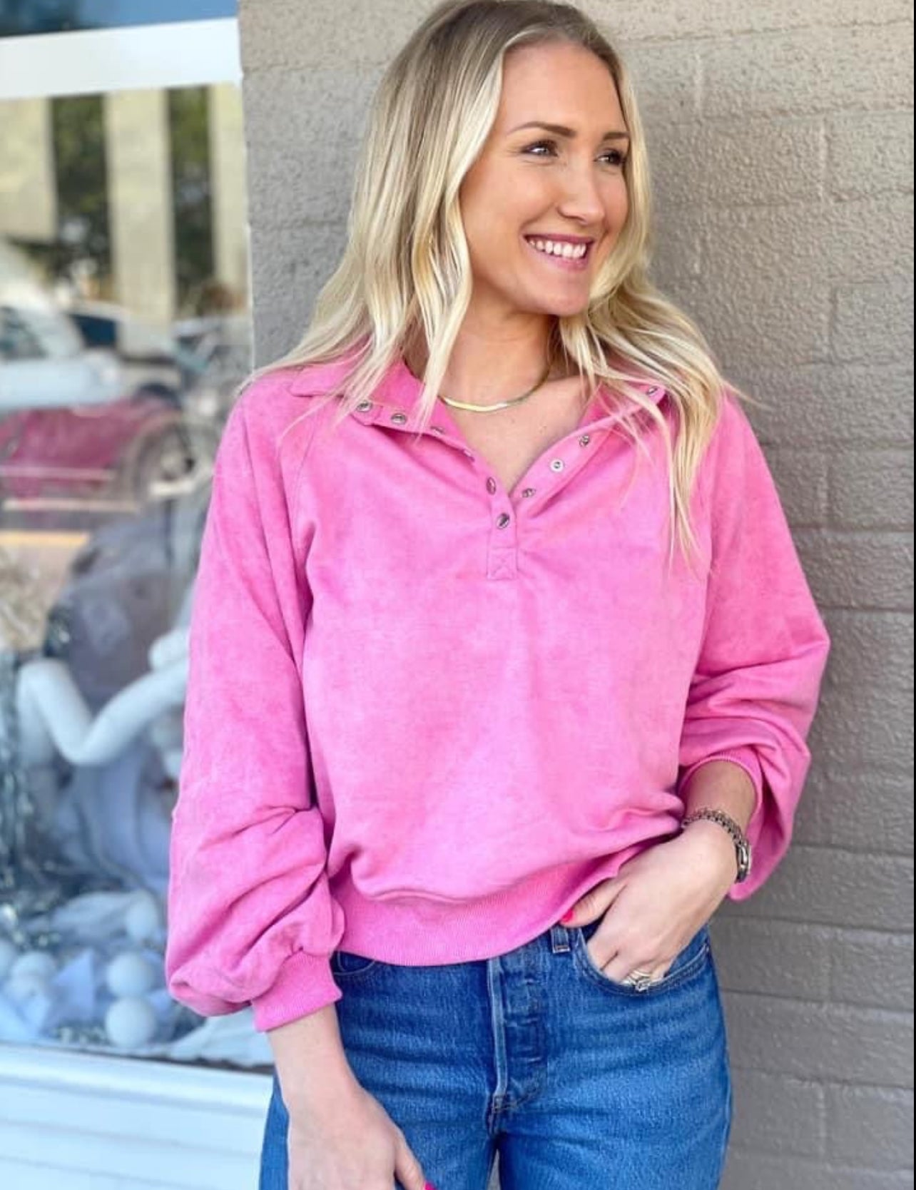 Carrie Button up Top