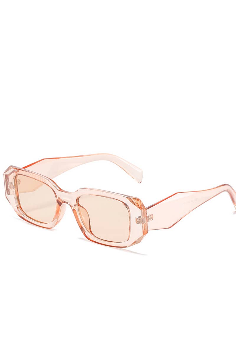 WIDE SQUARE FRAME FASHION SUNGLASSES_CWASG0094: BEIGE / (OS) 1