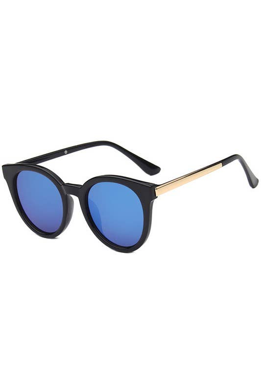 TRENDY FASHION ROUNDED SUNGLASSES_CWASG015: BLACKSILVER / (OS) 1