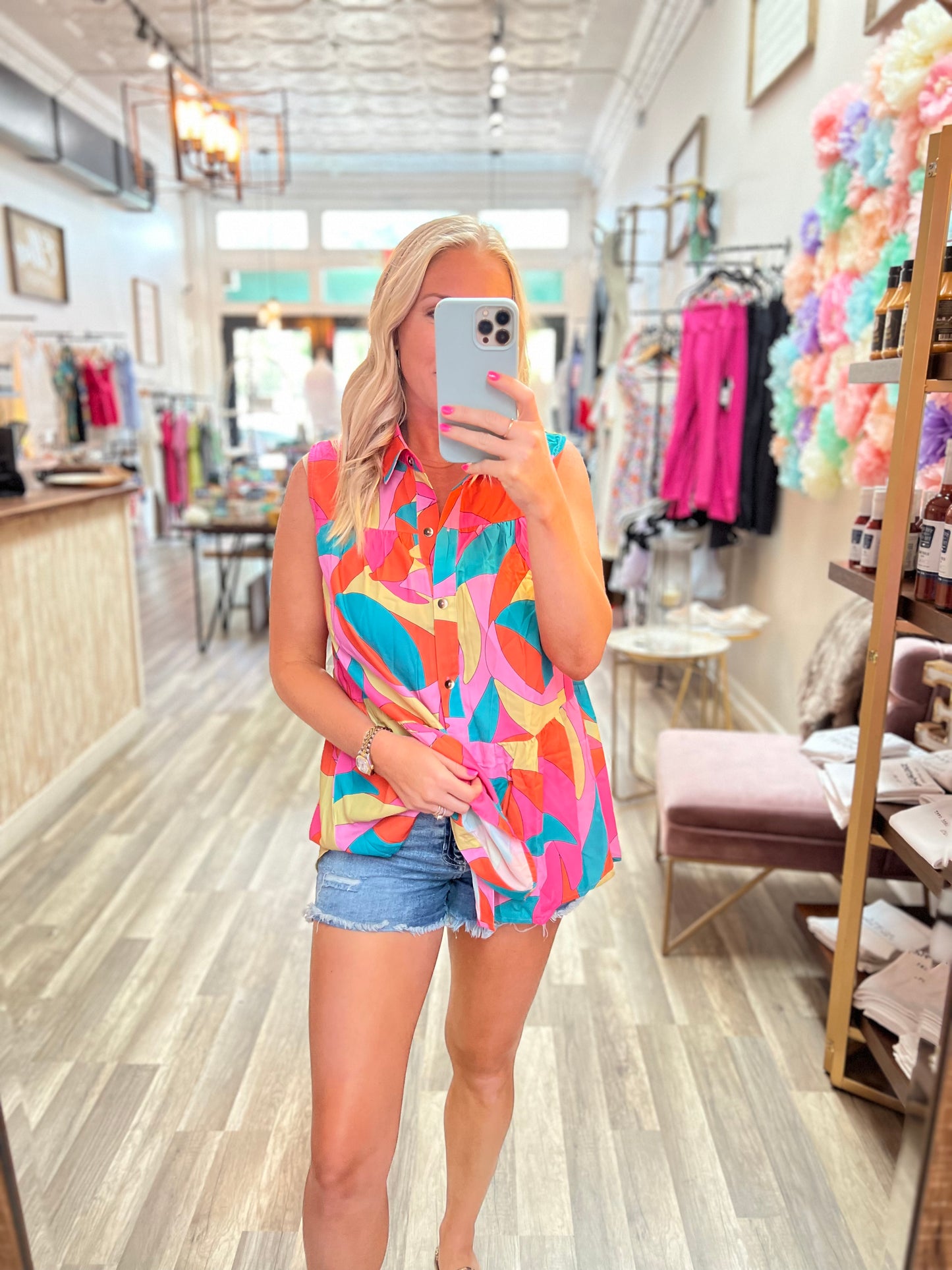 Abstract Colorful Top